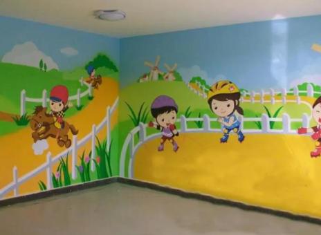 安乡幼儿园墙体彩绘制作流程及注意事项
