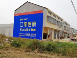 安乡农村墙体广告在不同形式上面展现的不同特色