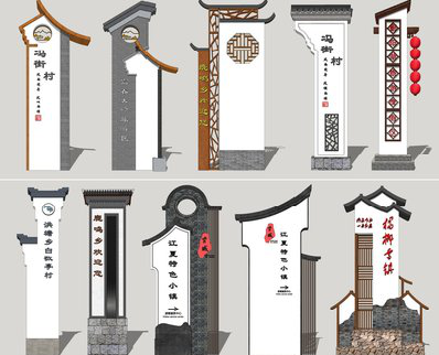 安乡美丽乡村标识标牌有哪些分类？