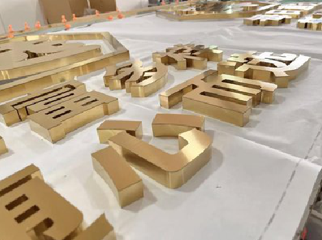 安乡拉丝不锈钢字的特点。